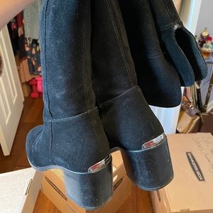 Micheal Kors knee high suede black boots